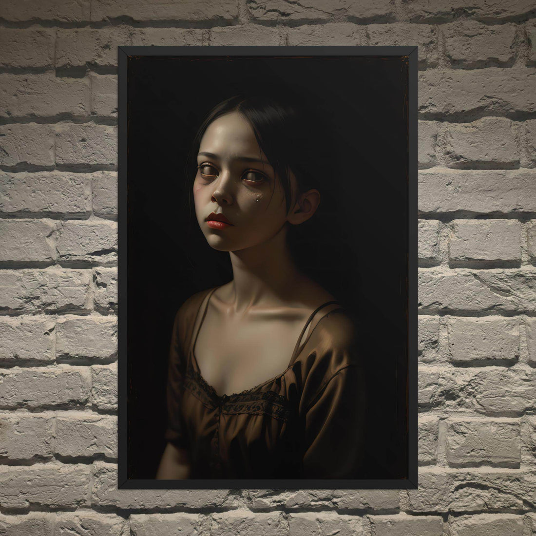 The Sound of Terror Dark Aesthetic Framed Poster - Pale Blood Store