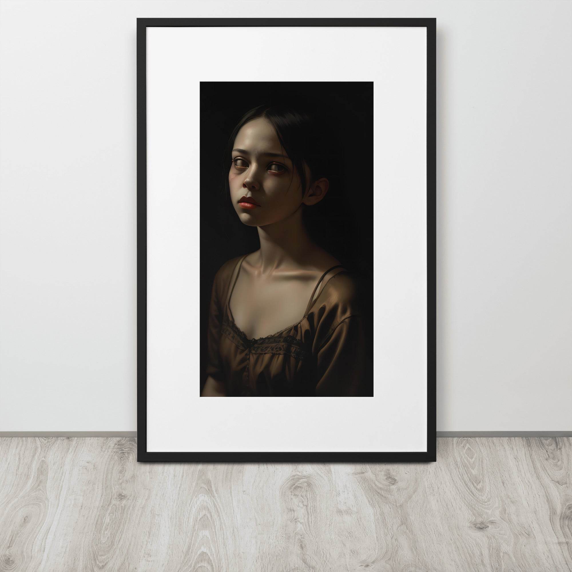 The Sound of Terror Dark Aesthetic Framed Poster W/Mat - Pale Blood Store