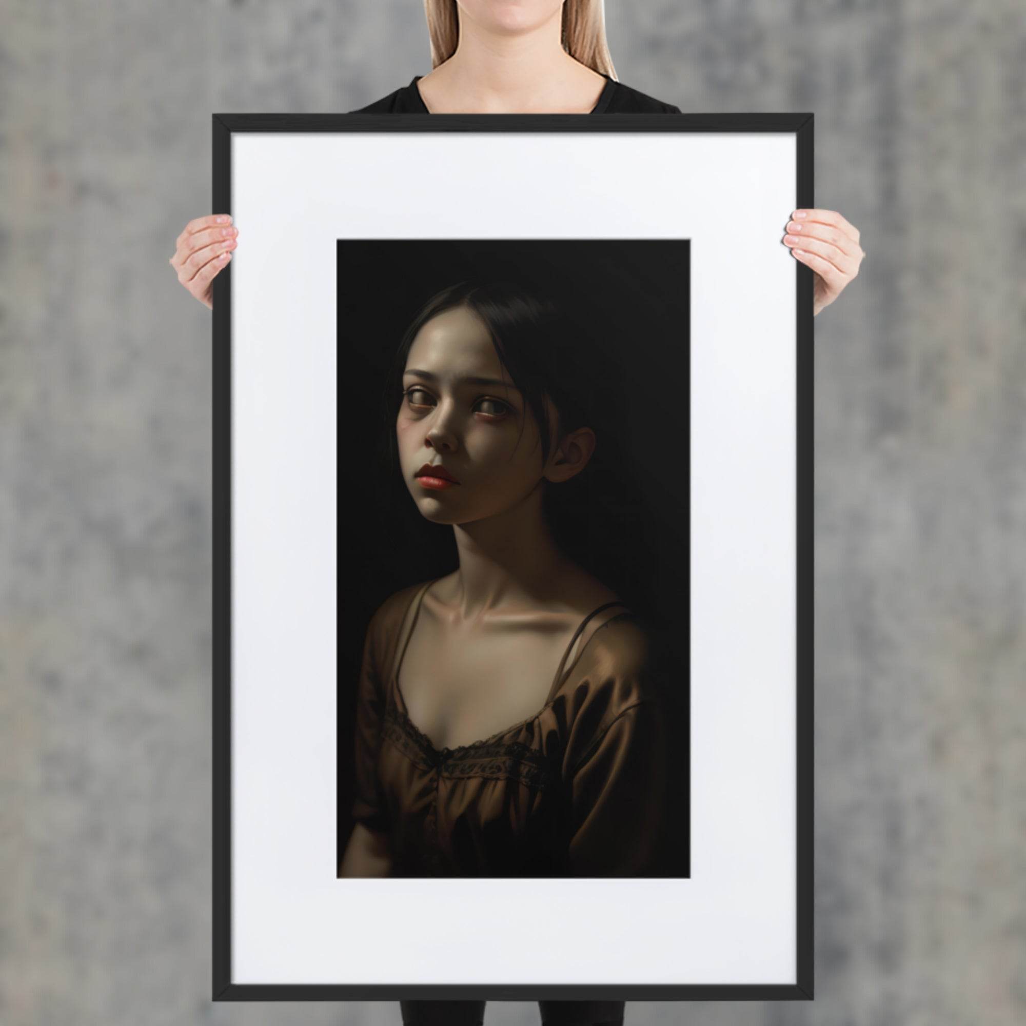 The Sound of Terror Dark Aesthetic Framed Poster W/Mat - Pale Blood Store