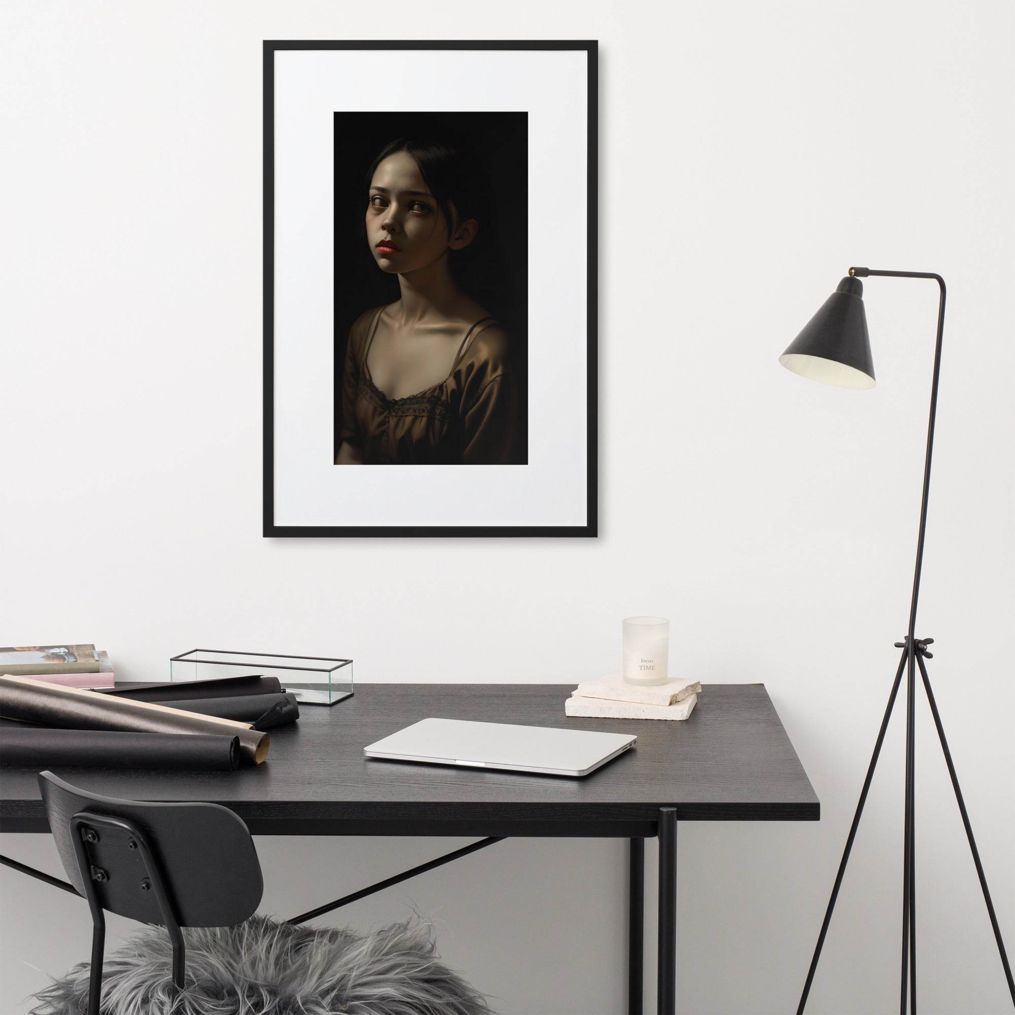 The Sound of Terror Dark Aesthetic Framed Poster W/Mat - Pale Blood Store