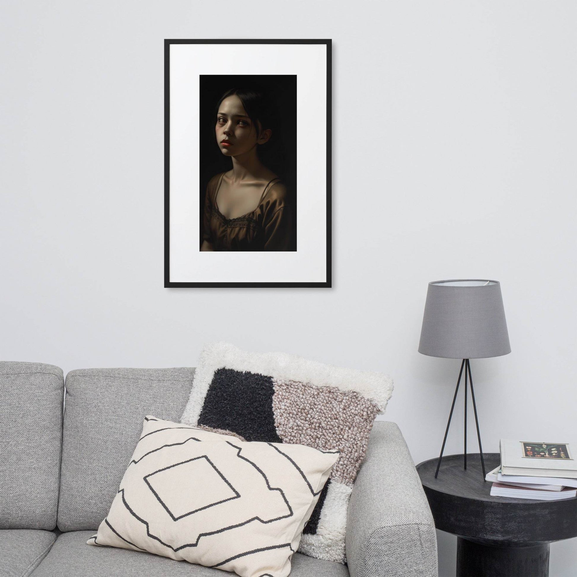 The Sound of Terror Dark Aesthetic Framed Poster W/Mat - Pale Blood Store