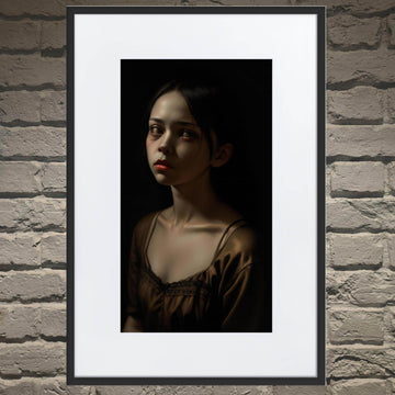 The Sound of Terror Dark Aesthetic Framed Poster W/Mat - Pale Blood Store