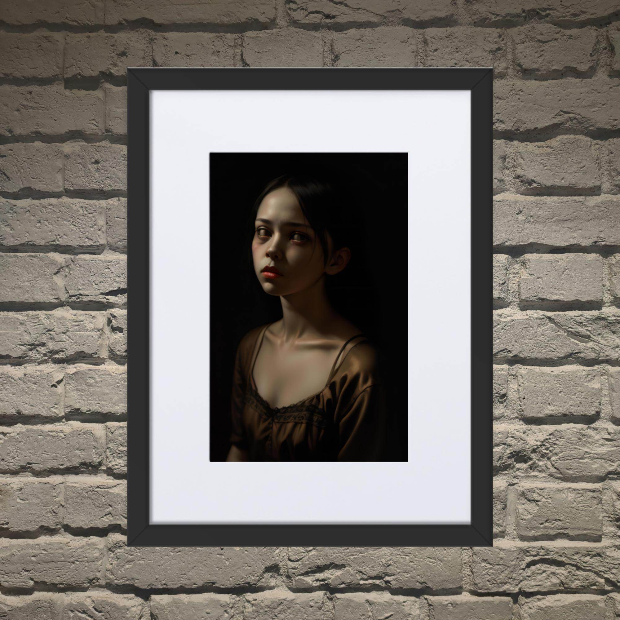 The Sound of Terror Dark Aesthetic Framed Poster W/Mat - Pale Blood Store