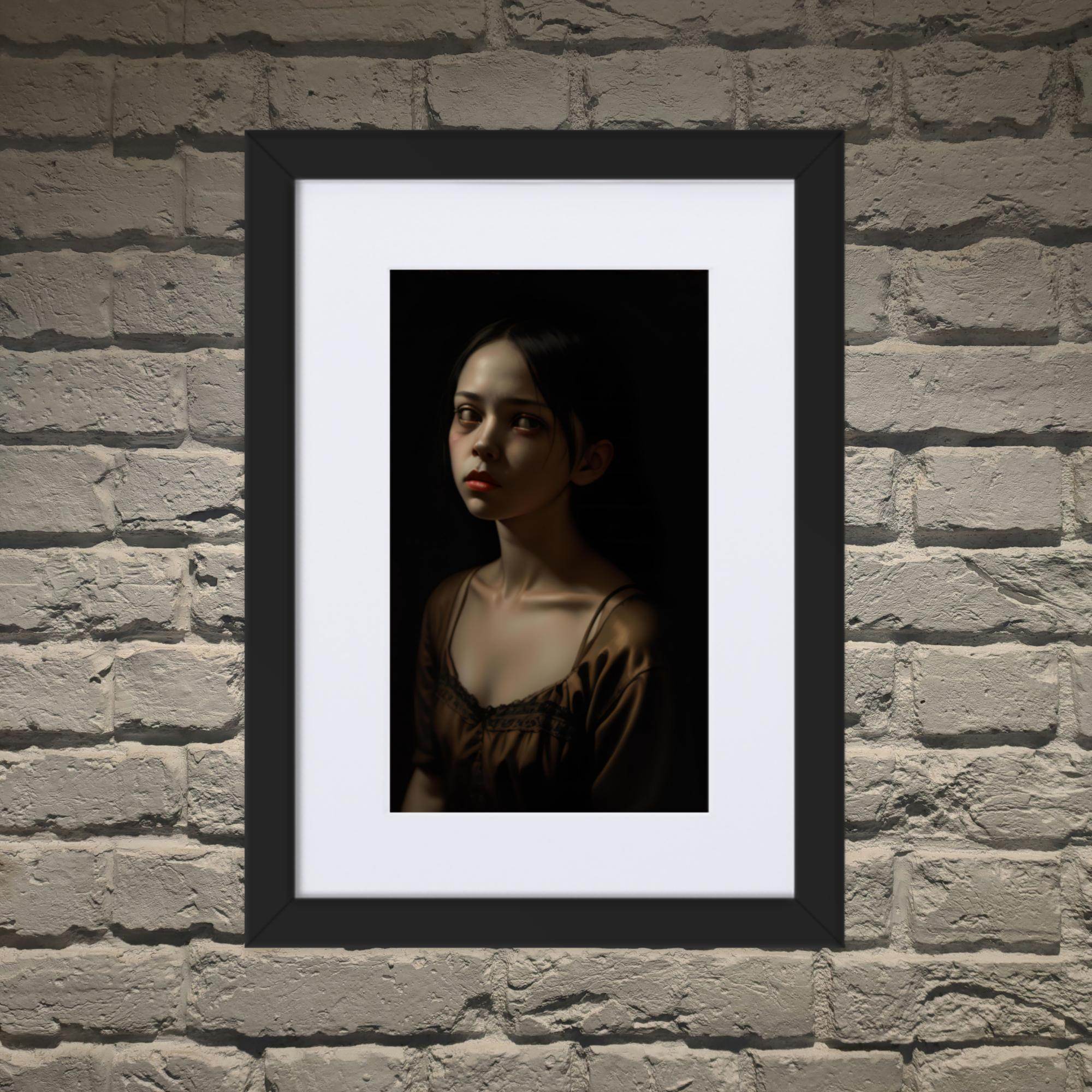 The Sound of Terror Dark Aesthetic Framed Poster W/Mat - Pale Blood Store