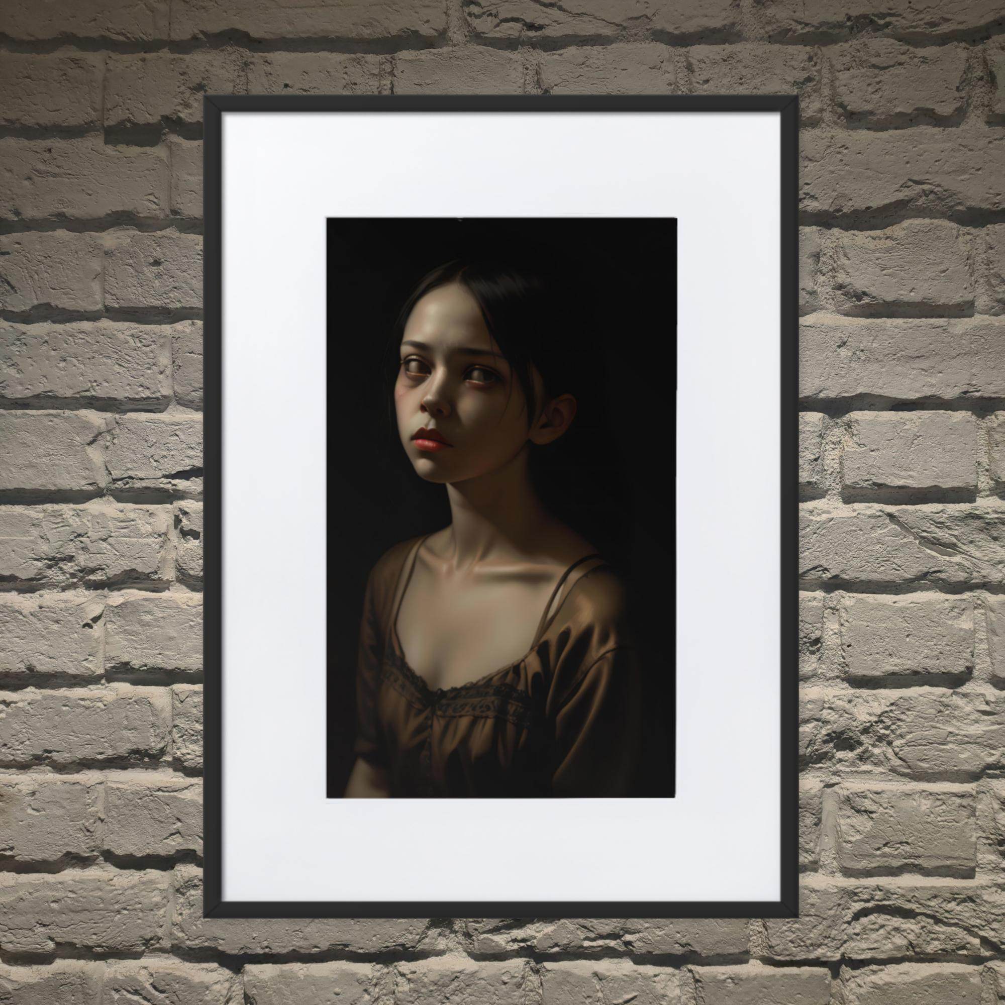 The Sound of Terror Dark Aesthetic Framed Poster W/Mat - Pale Blood Store