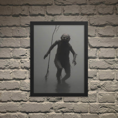 The Thing Dark Aesthetic Framed Poster - Pale Blood Store