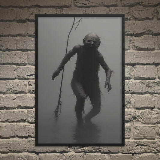 The Thing Dark Aesthetic Framed Poster - Pale Blood Store