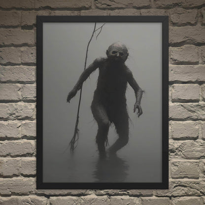 The Thing Dark Aesthetic Framed Poster - Pale Blood Store