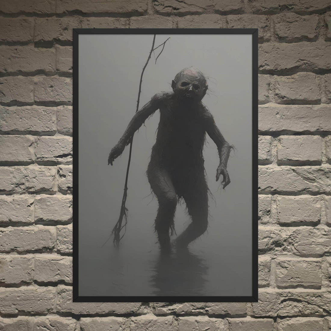 The Thing Dark Aesthetic Framed Poster - Pale Blood Store
