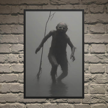 The Thing Dark Aesthetic Framed Poster - Pale Blood Store