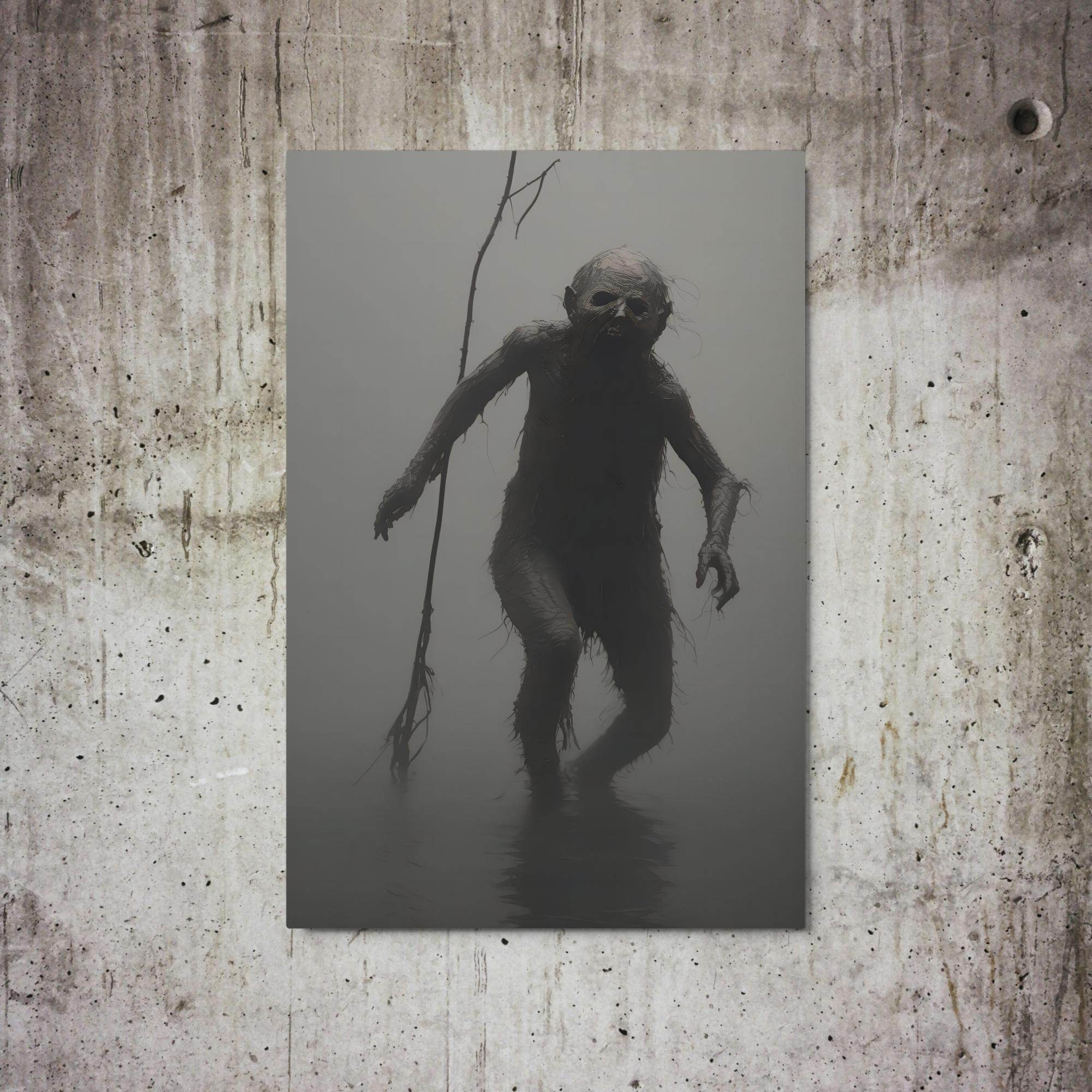 The Thing Dark Aesthetic Metal Print - Pale Blood Store