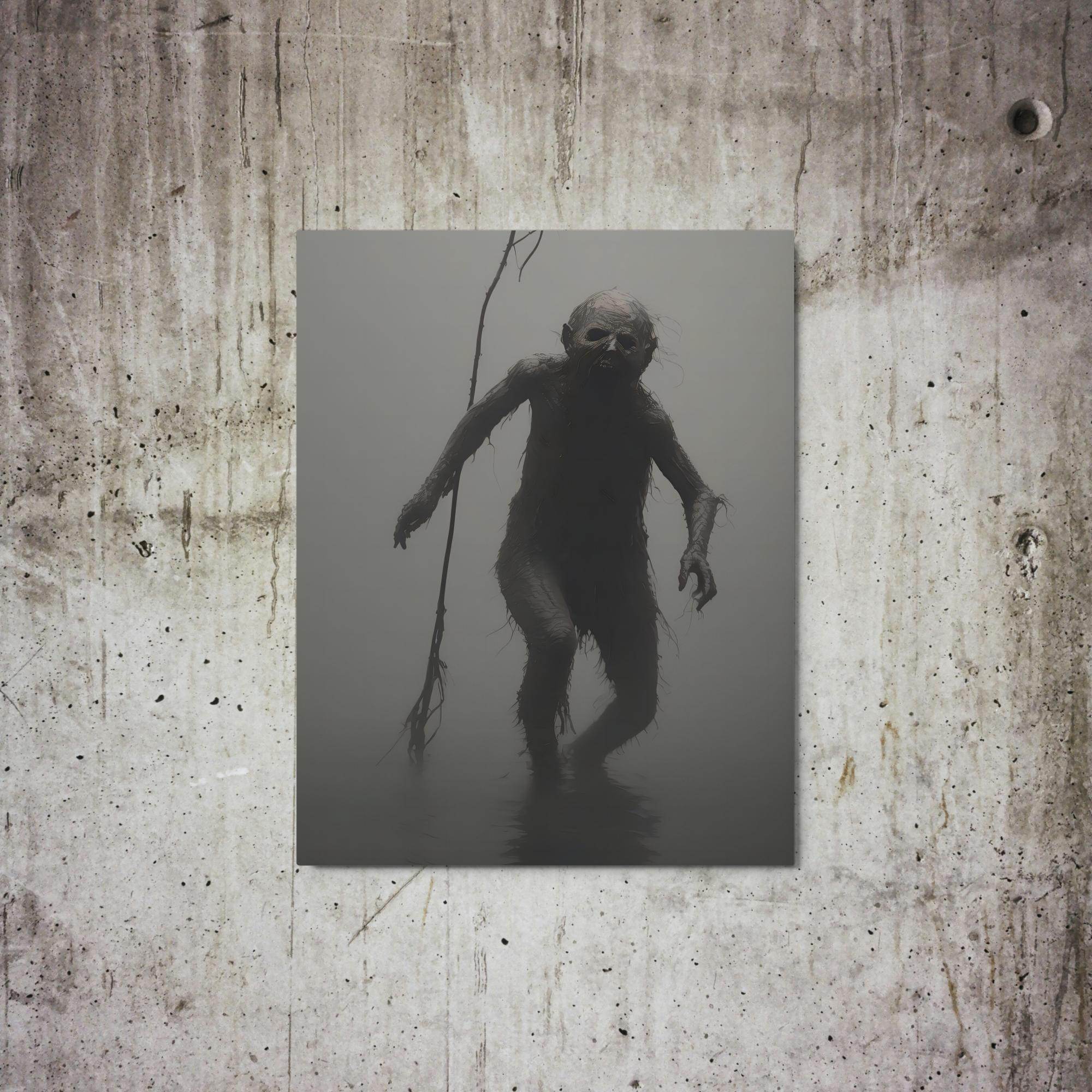 The Thing Dark Aesthetic Metal Print - Pale Blood Store