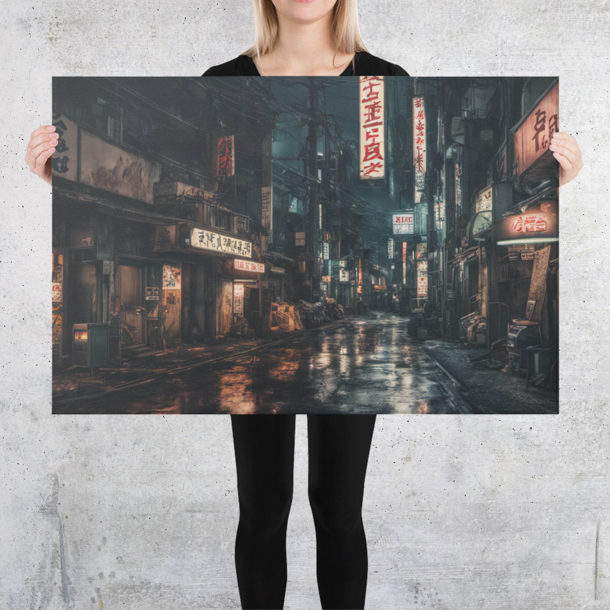 Tokyo Cyber Goth Canvas - Pale Blood Store