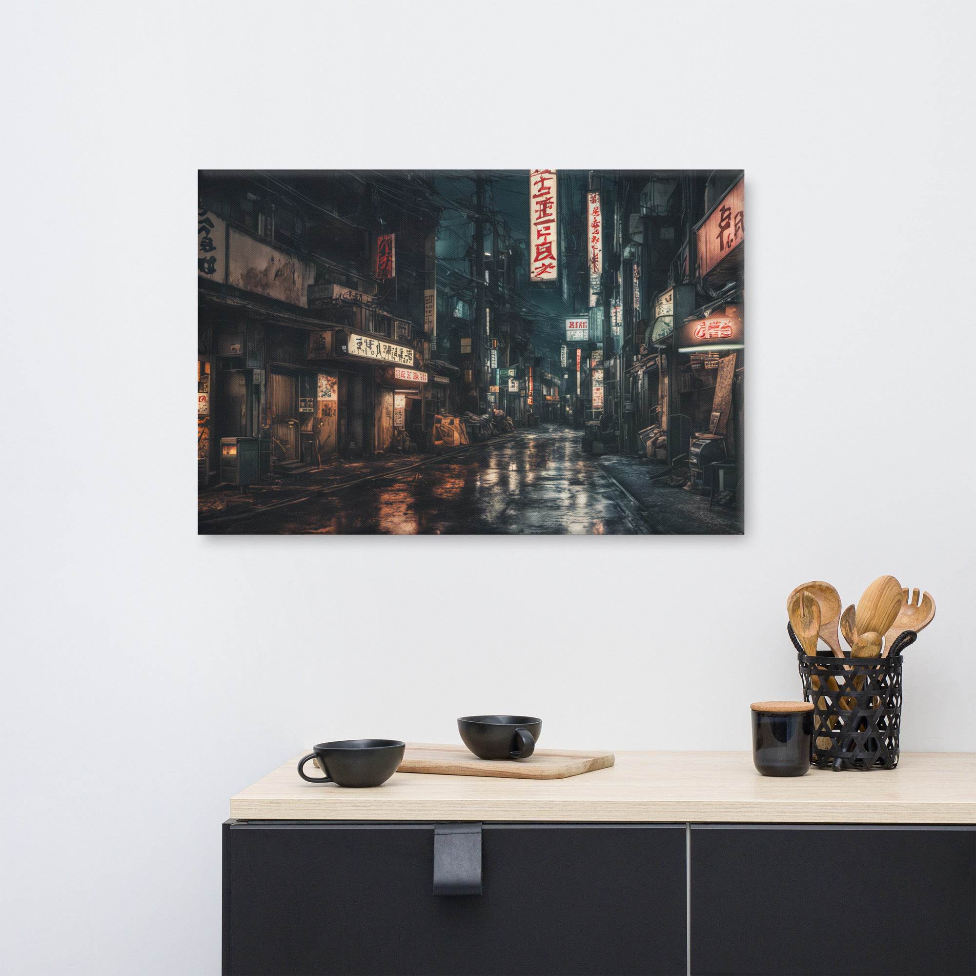 Tokyo Cyber Goth Canvas - Pale Blood Store