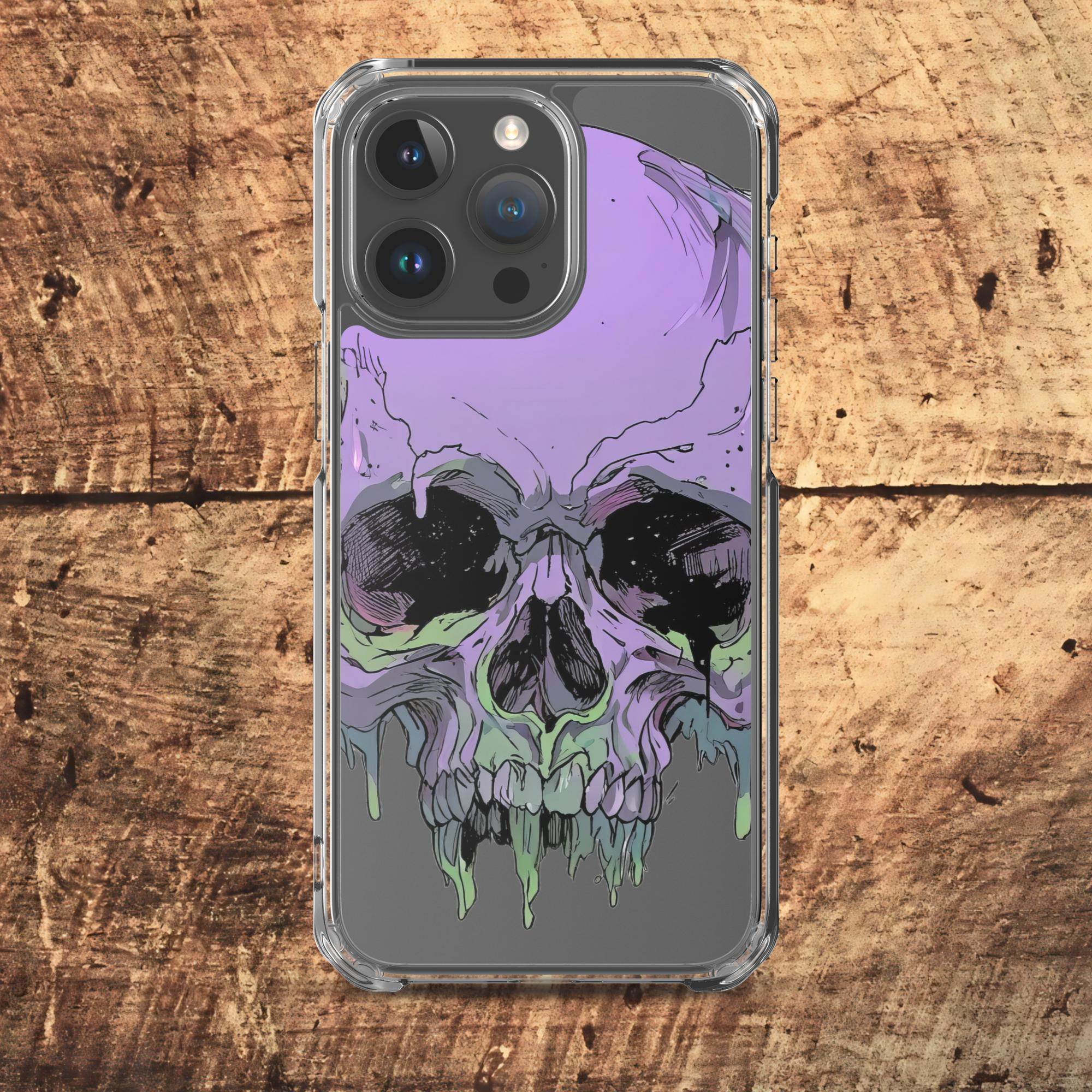 Toxic Fate 90's Goth Style Clear Case for iPhone® - Pale Blood Store