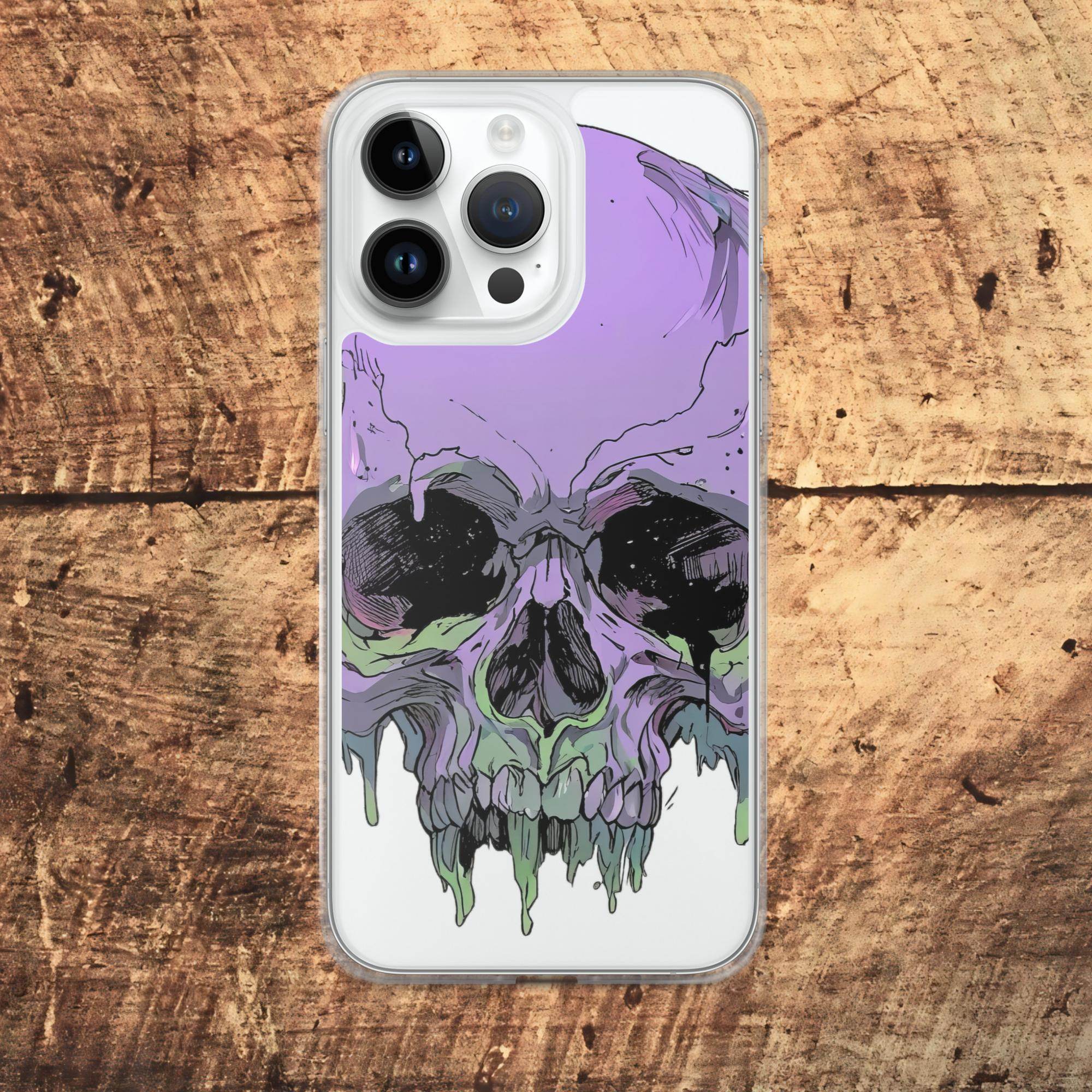 Toxic Fate 90's Goth Style Clear Case for iPhone® - Pale Blood Store