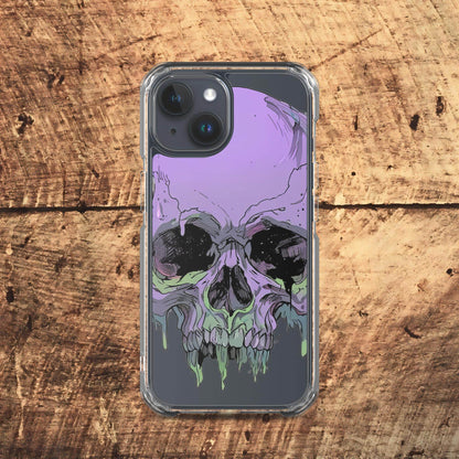 Toxic Fate 90's Goth Style Clear Case for iPhone® - Pale Blood Store