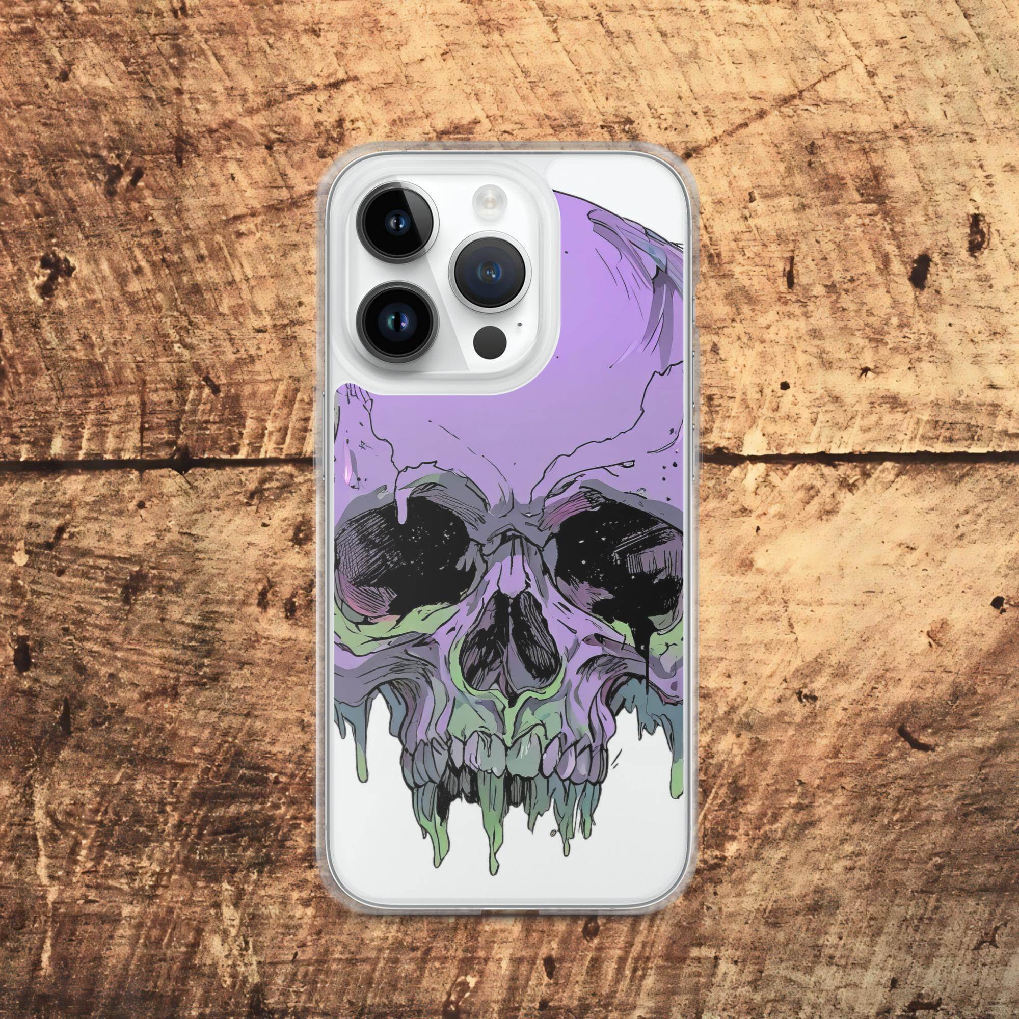 Toxic Fate 90's Goth Style Clear Case for iPhone® - Pale Blood Store