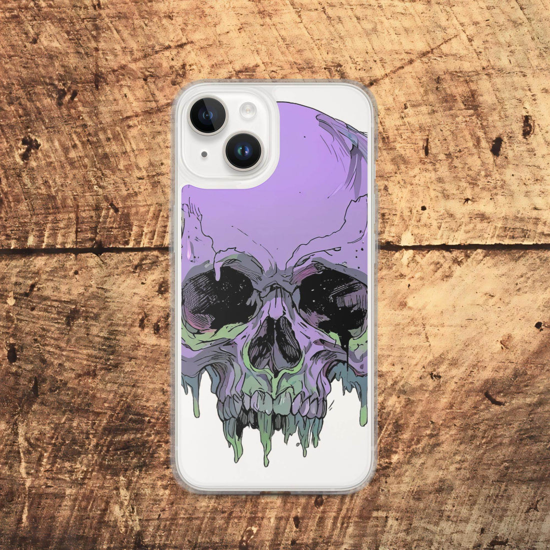 Toxic Fate 90's Goth Style Clear Case for iPhone® - Pale Blood Store