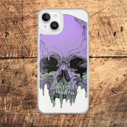 Toxic Fate 90's Goth Style Clear Case for iPhone® - Pale Blood Store