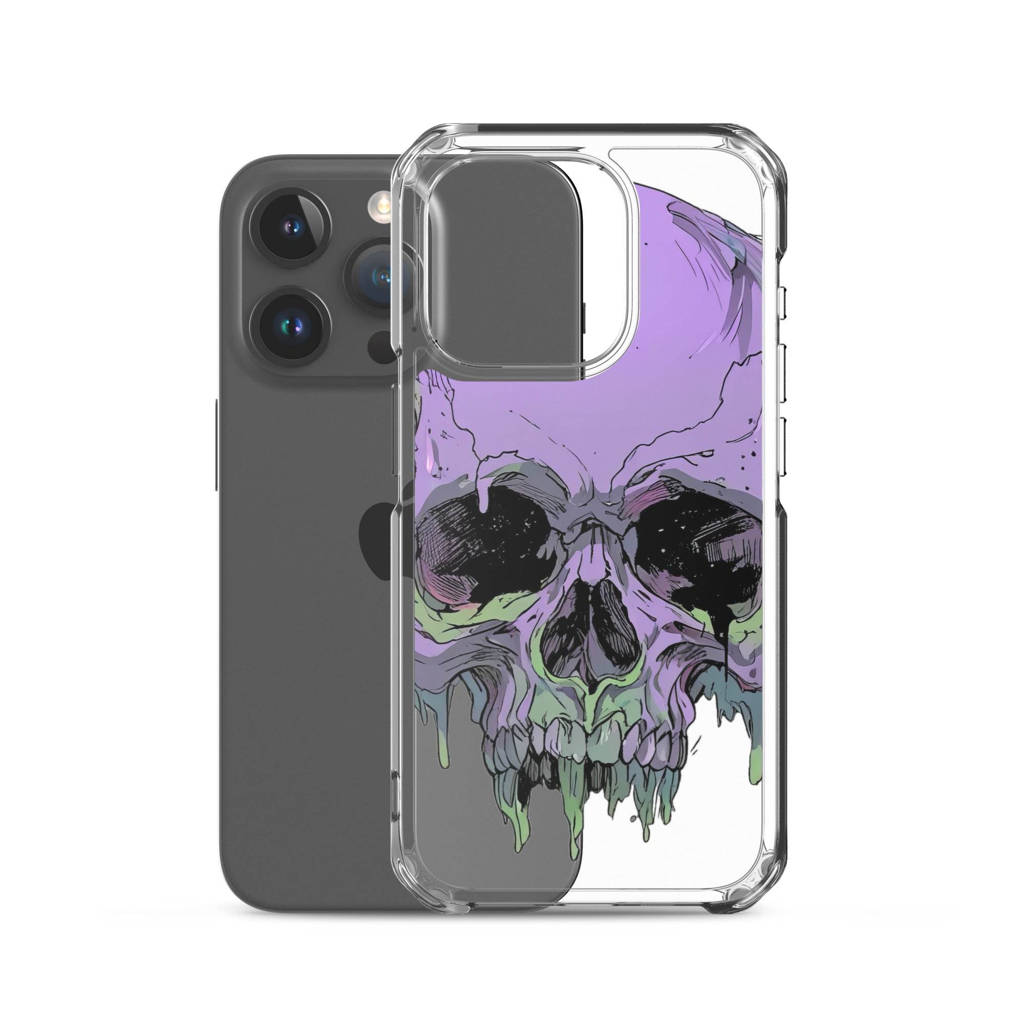 Toxic Fate 90's Goth Style Clear Case for iPhone® - Pale Blood Store