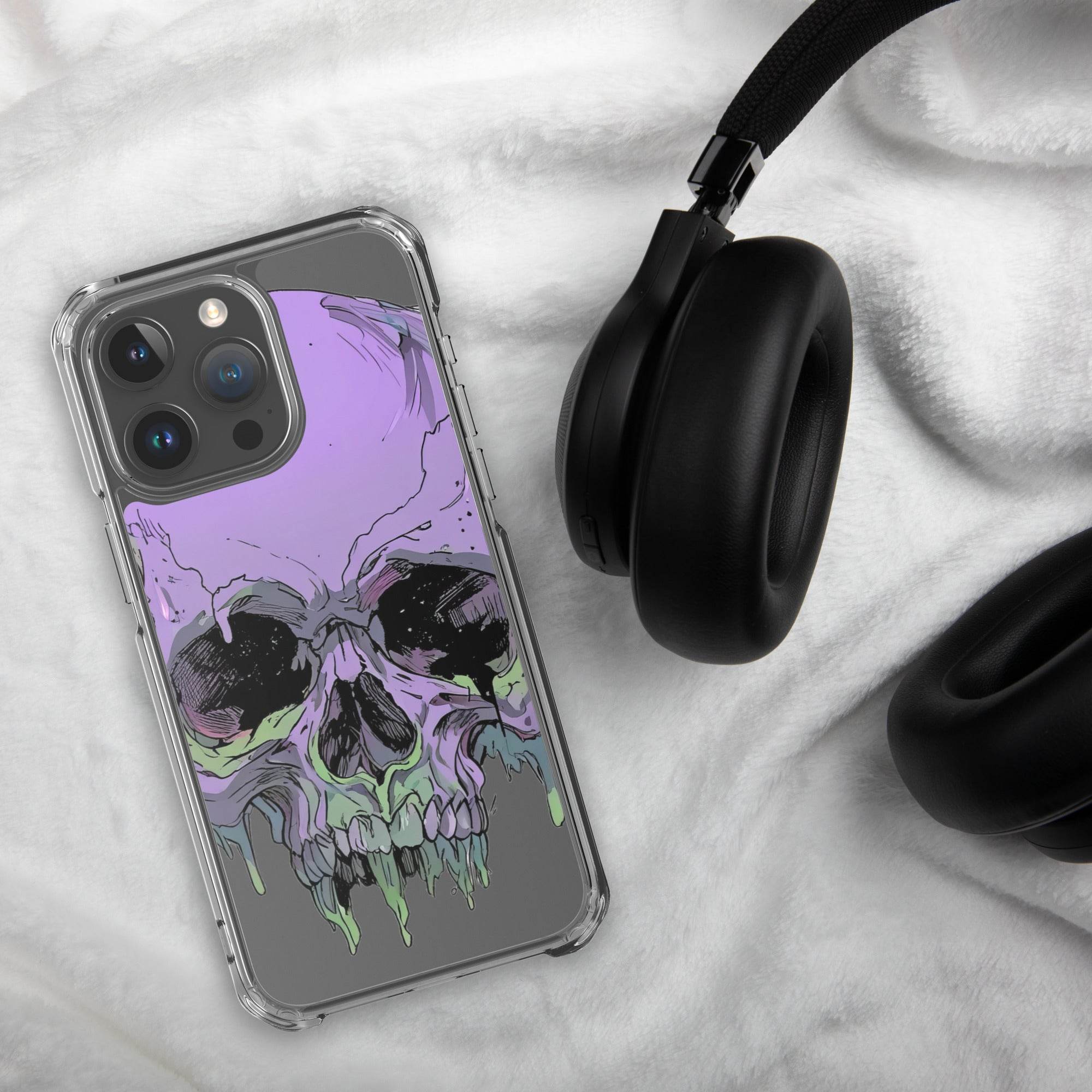 Toxic Fate 90's Goth Style Clear Case for iPhone® - Pale Blood Store