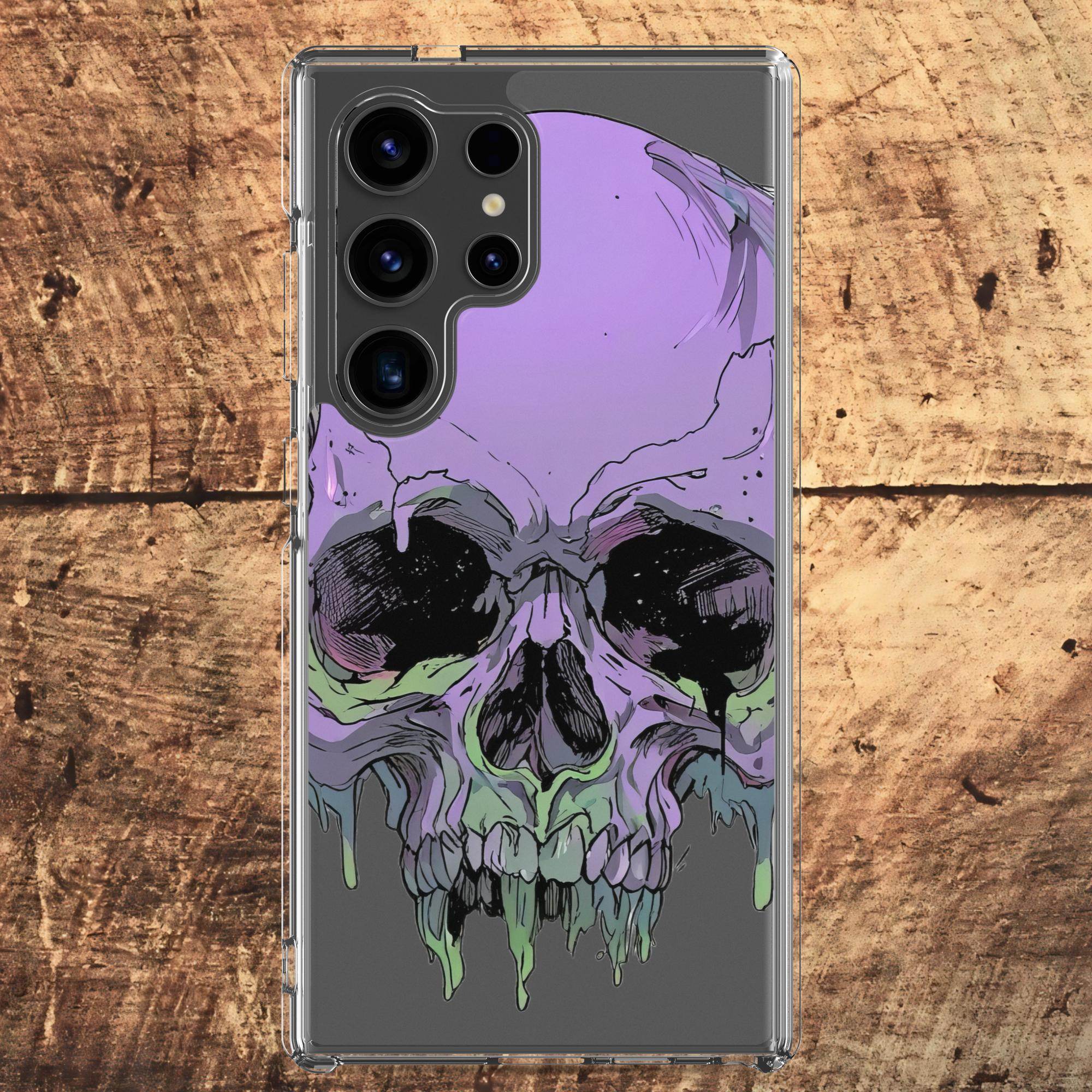 Toxic Fate 90's Goth Style Clear Case for Samsung® - Pale Blood Store