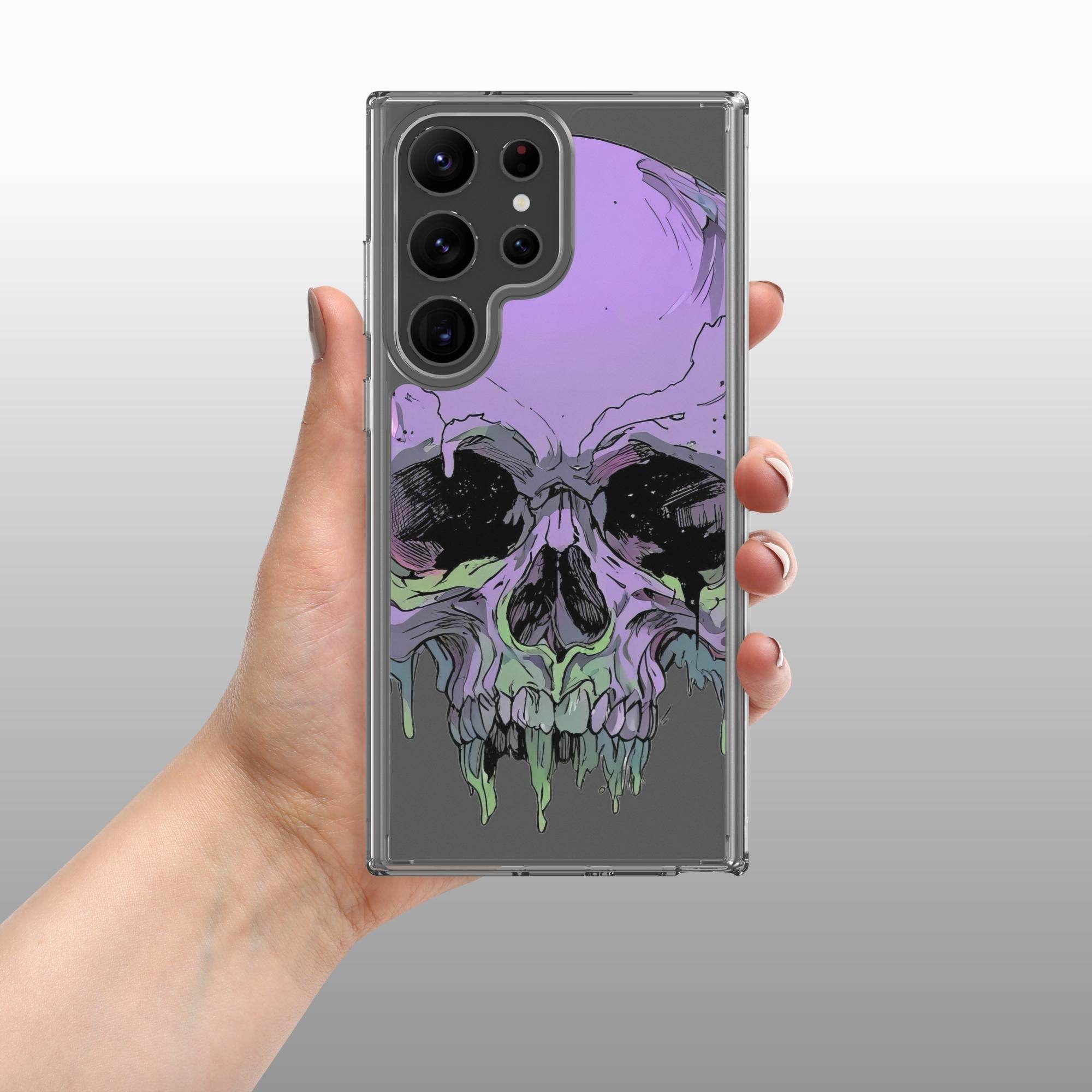 Toxic Fate 90's Goth Style Clear Case for Samsung® - Pale Blood Store