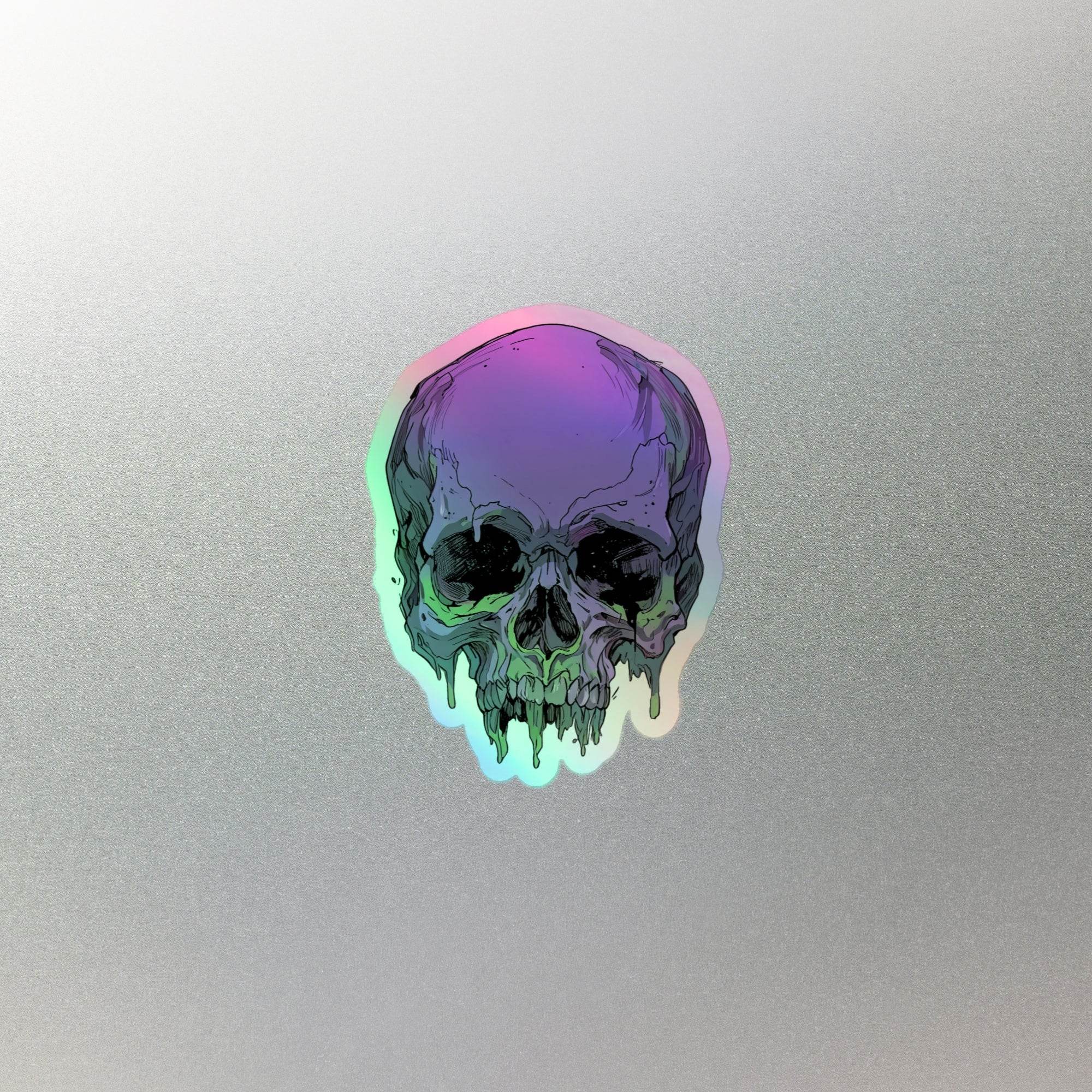 Toxic Fate 90's Goth Style Holographic Stickers - Pale Blood Store