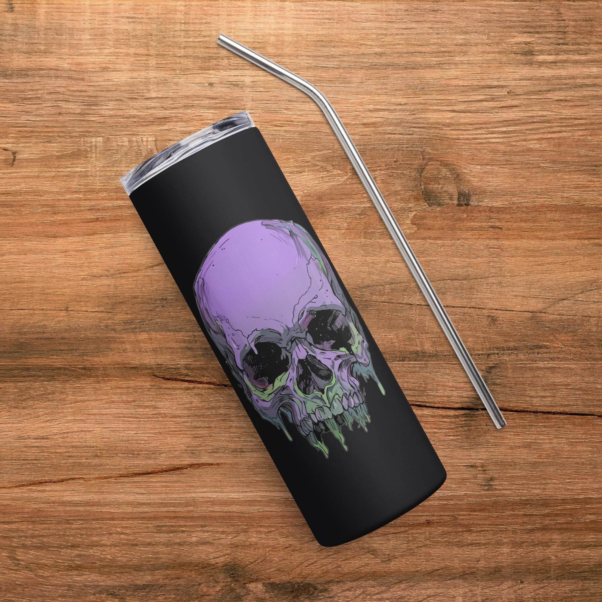 Toxic Fate 90's Goth Style Stainless Steel Tumbler - Pale Blood Store