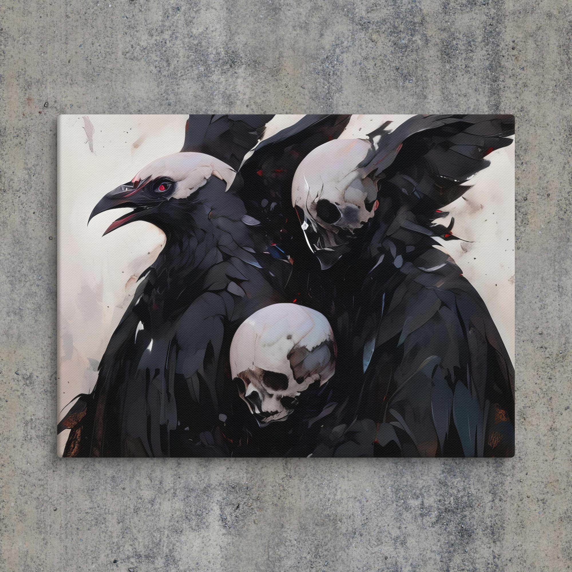 Transitions Dark Aesthetic Canvas - Pale Blood Store