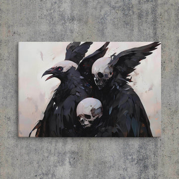 Transitions Dark Aesthetic Canvas - Pale Blood Store