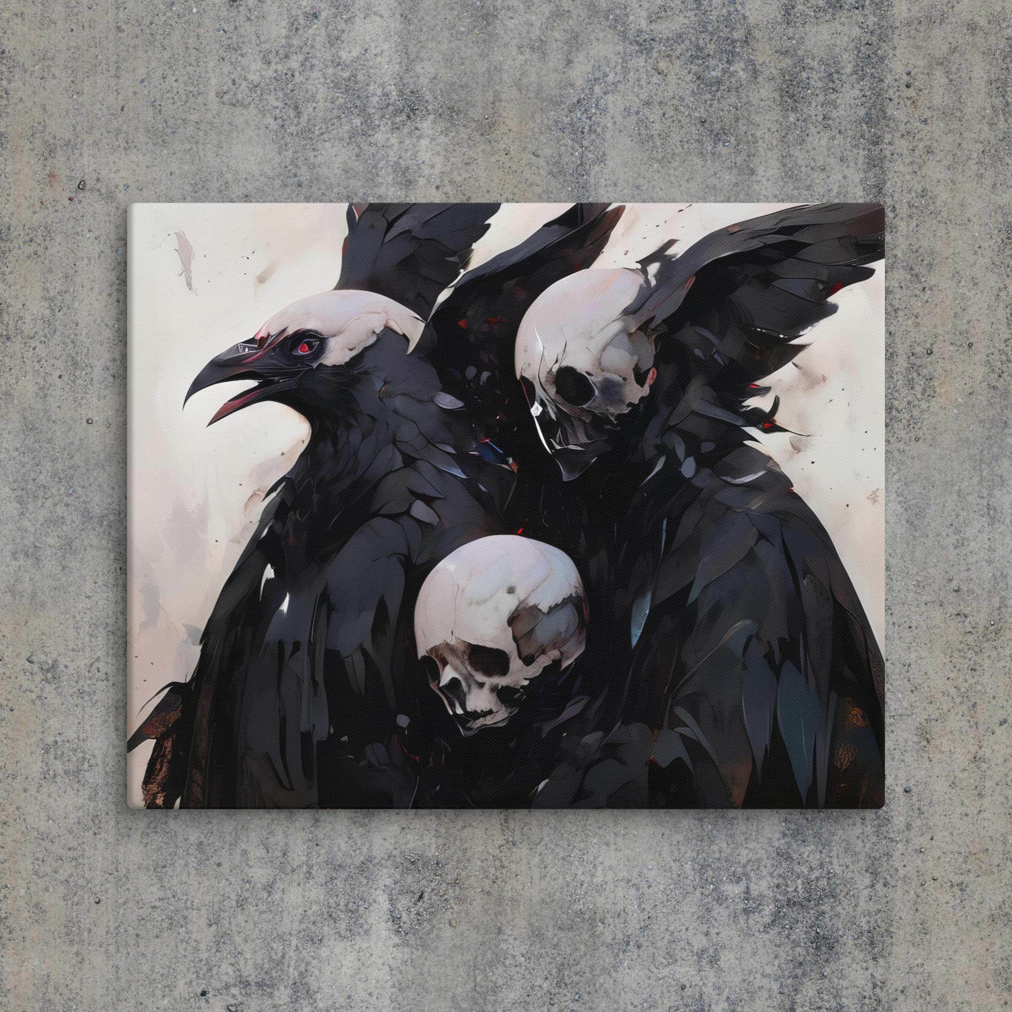 Transitions Dark Aesthetic Canvas - Pale Blood Store