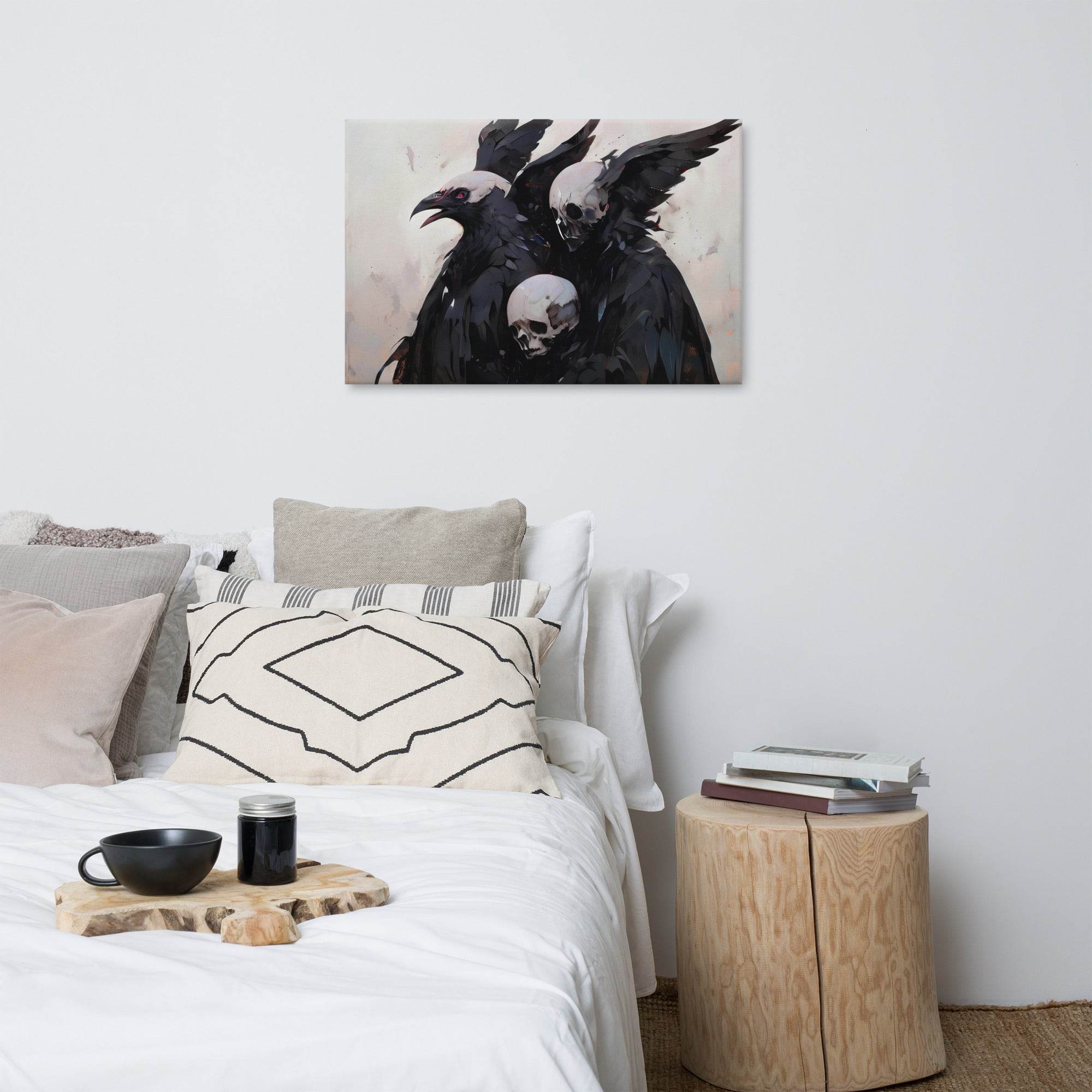 Transitions Dark Aesthetic Canvas - Pale Blood Store