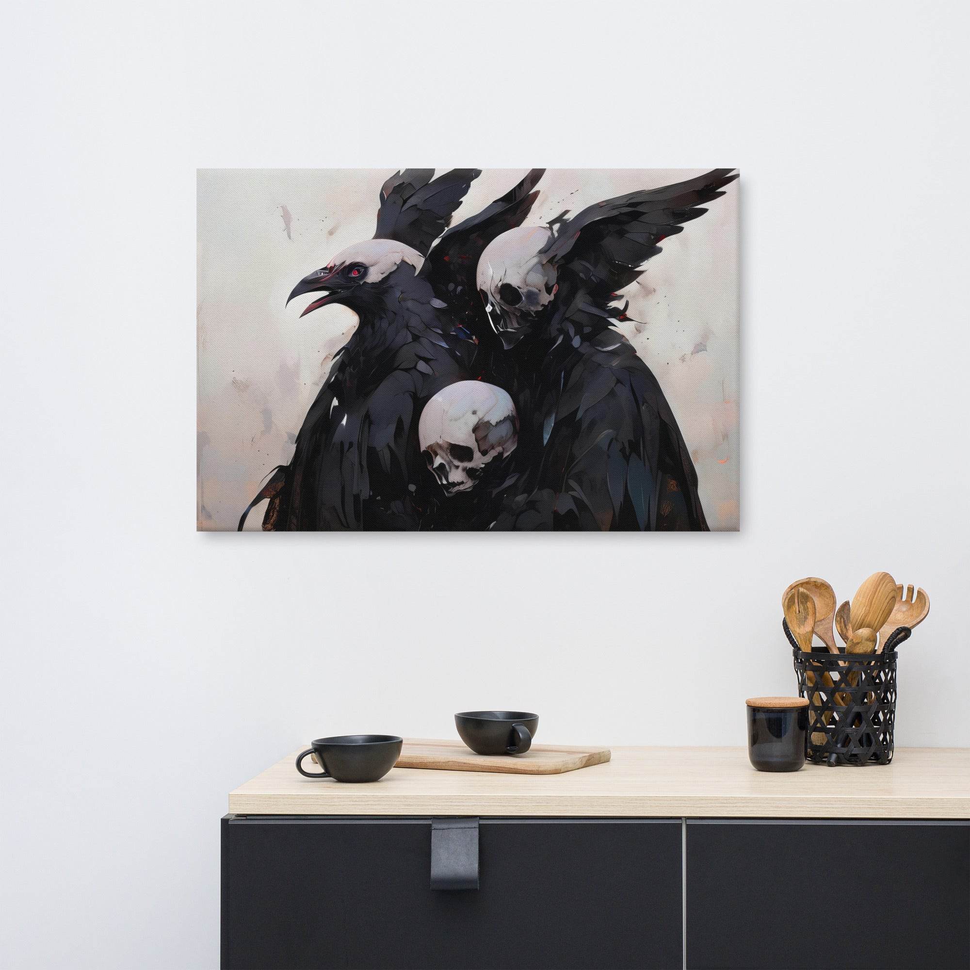 Transitions Dark Aesthetic Canvas - Pale Blood Store