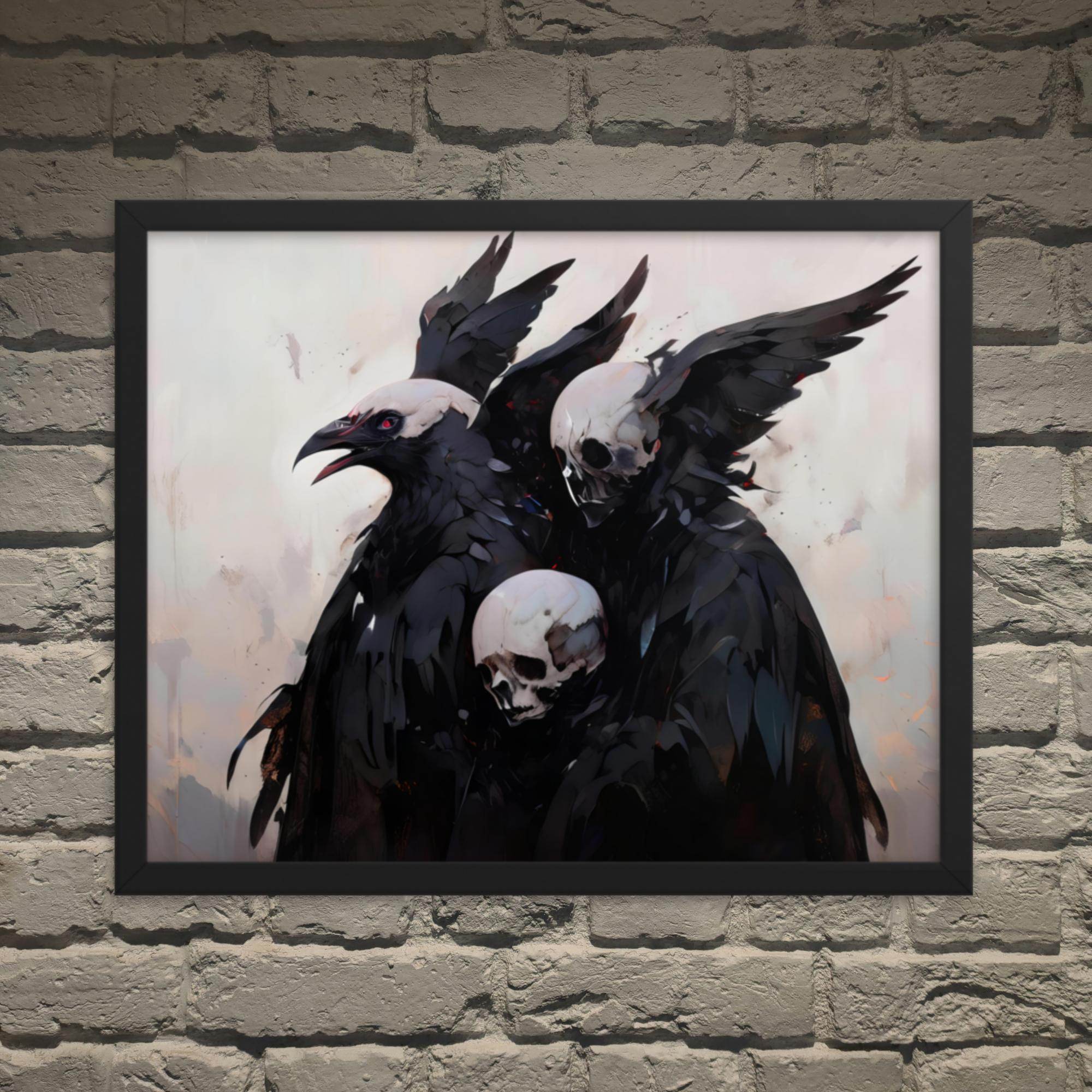 Transitions Dark Aesthetic Framed Poster - Pale Blood Store