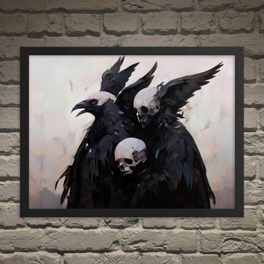 Transitions Dark Aesthetic Framed Poster - Pale Blood Store