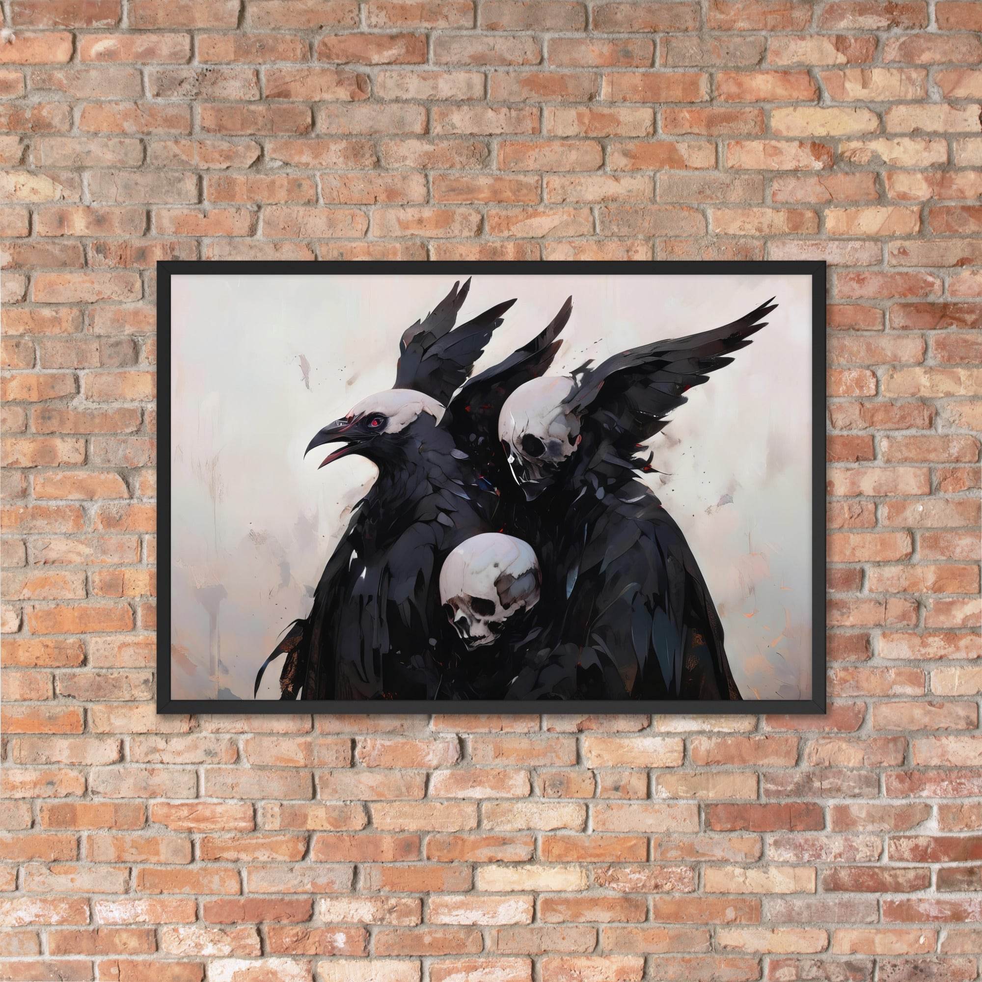 Transitions Dark Aesthetic Framed Poster - Pale Blood Store