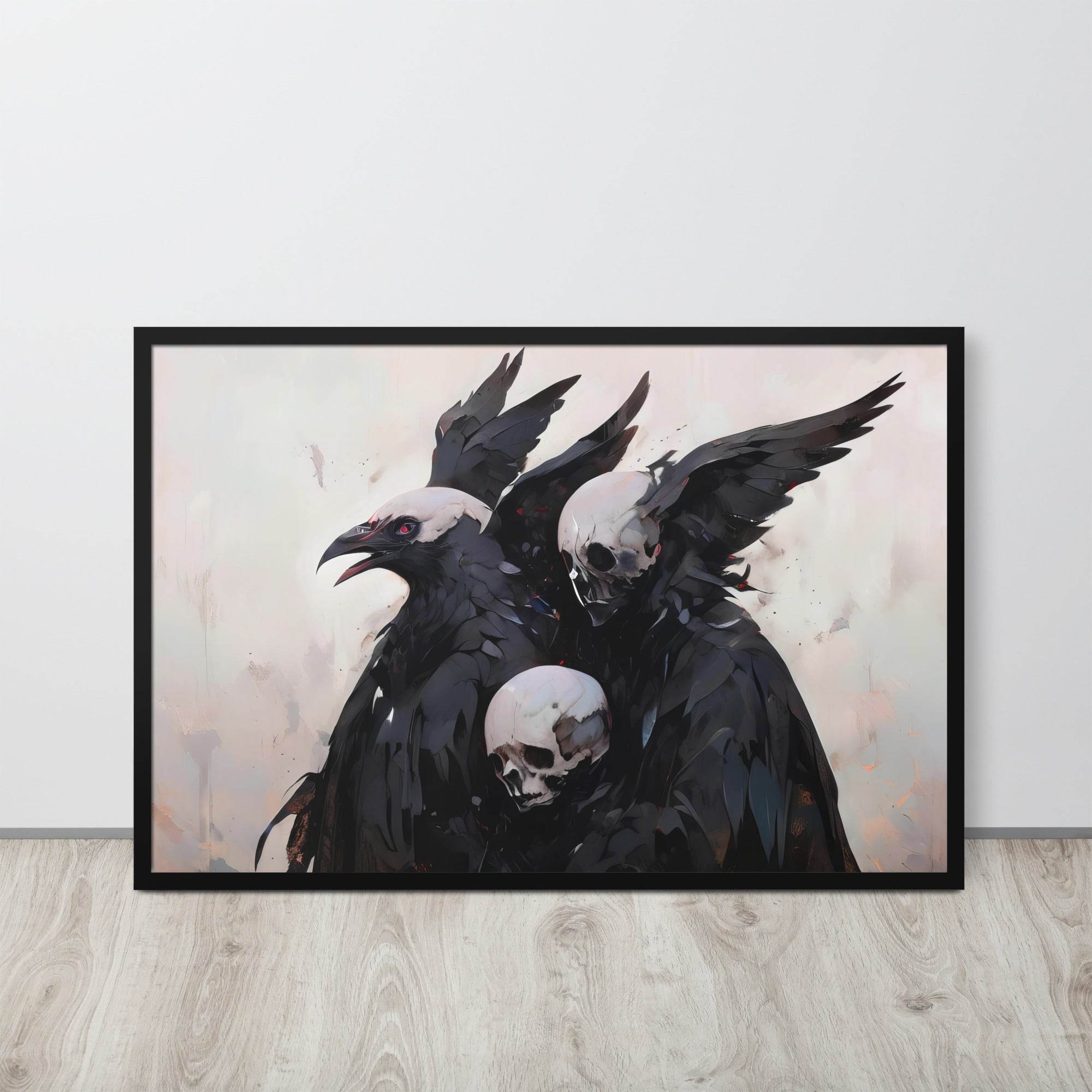 Transitions Dark Aesthetic Framed Poster - Pale Blood Store