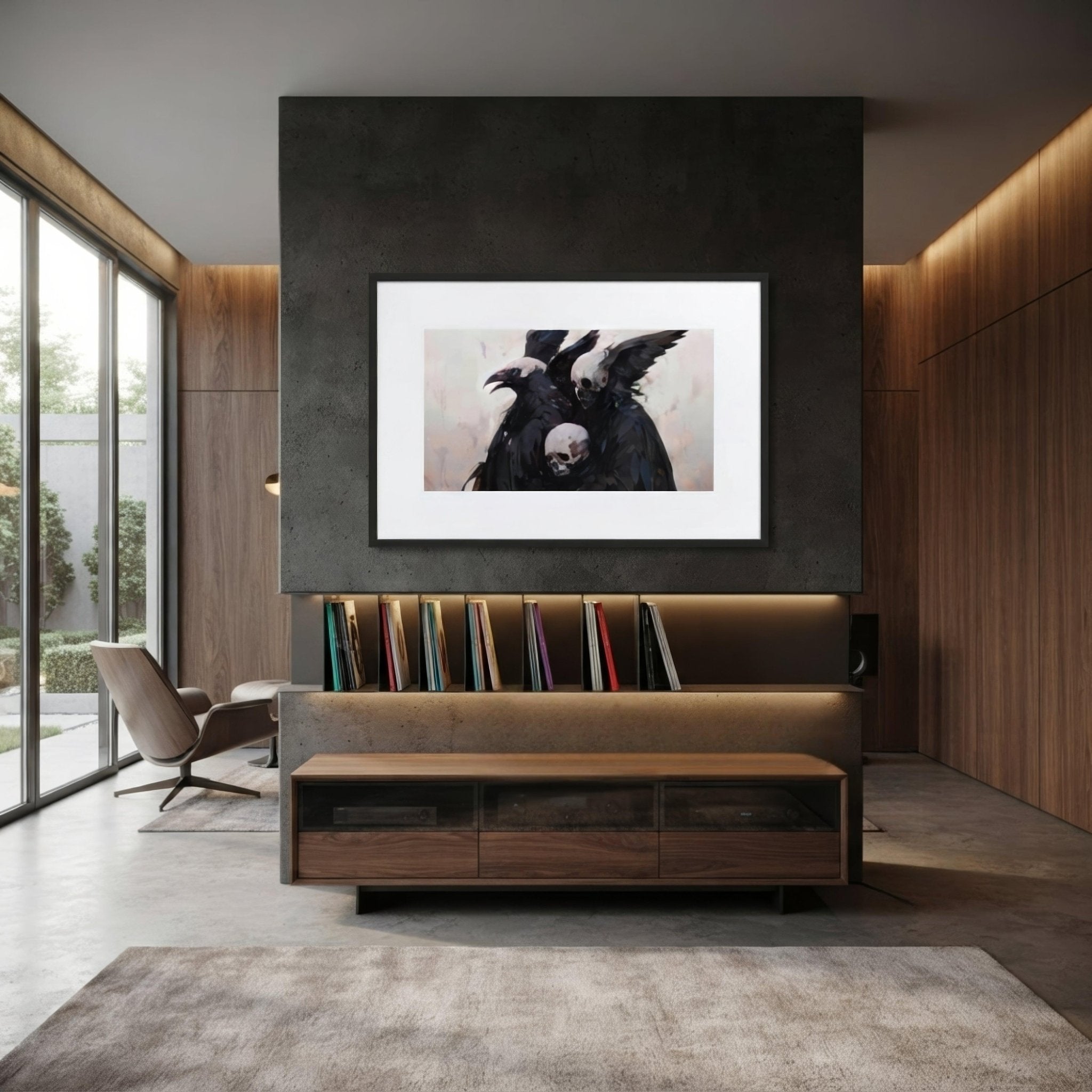 Transitions Dark Aesthetic Framed Poster w/Mat - Pale Blood Store