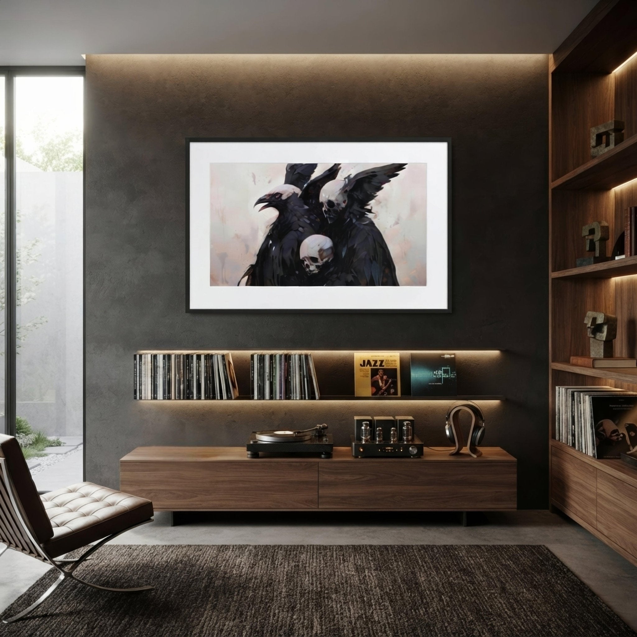 Transitions Dark Aesthetic Framed Poster w/Mat - Pale Blood Store
