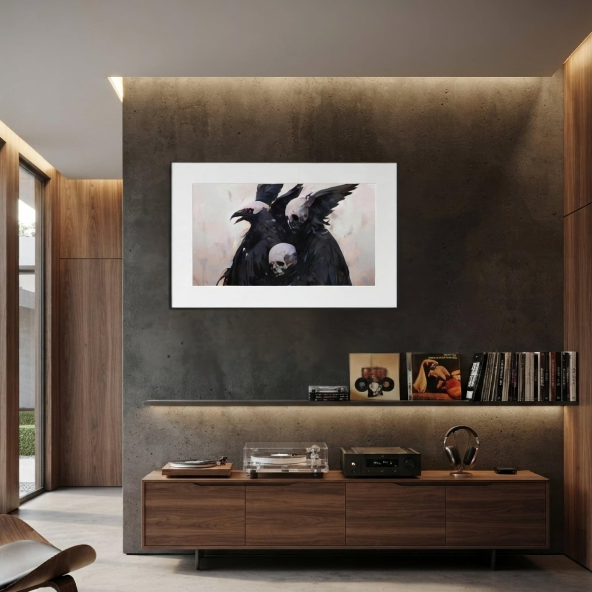 Transitions Dark Aesthetic Framed Poster w/Mat - Pale Blood Store
