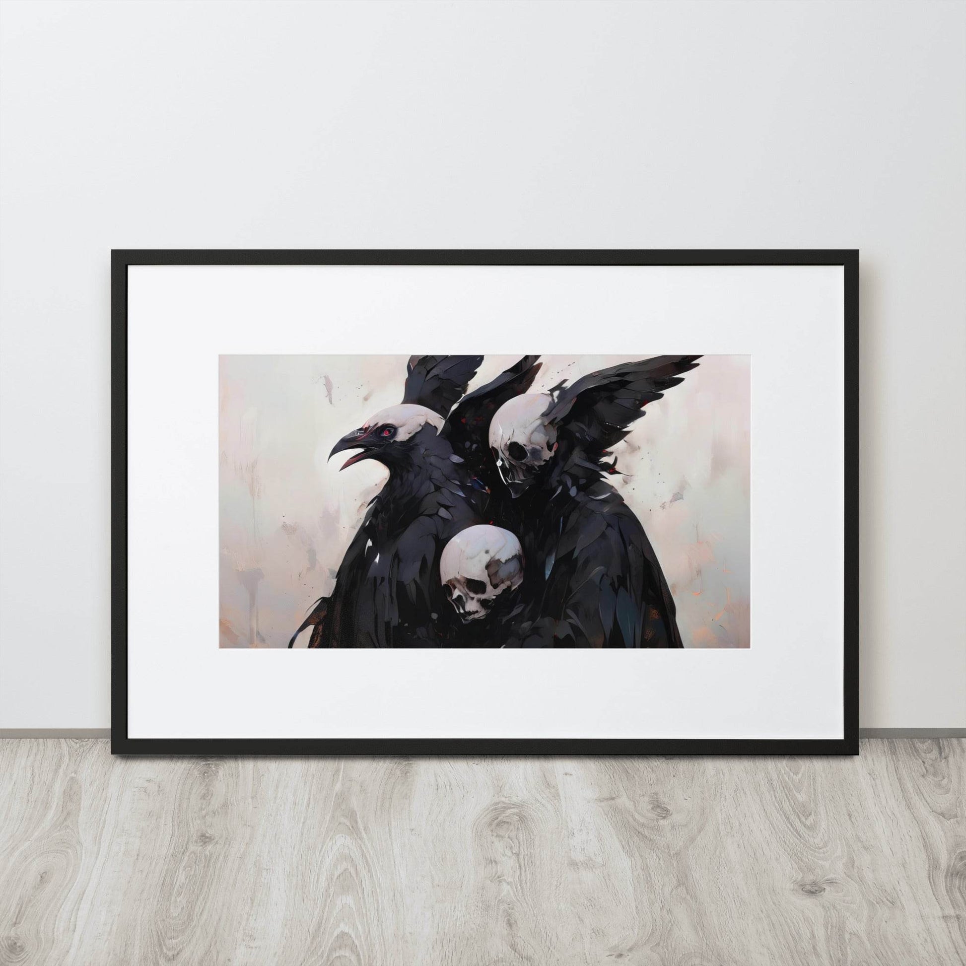 Transitions Dark Aesthetic Framed Poster w/Mat - Pale Blood Store