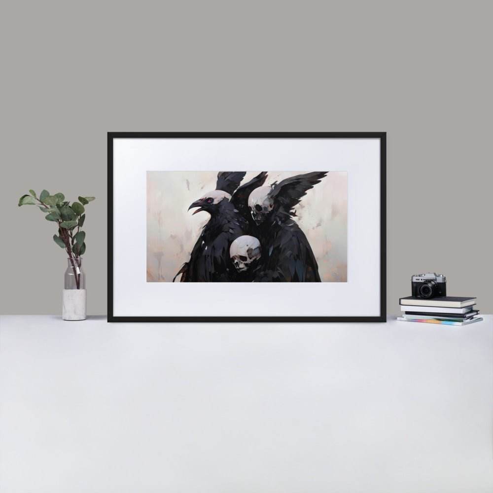 Transitions Dark Aesthetic Framed Poster w/Mat - Pale Blood Store