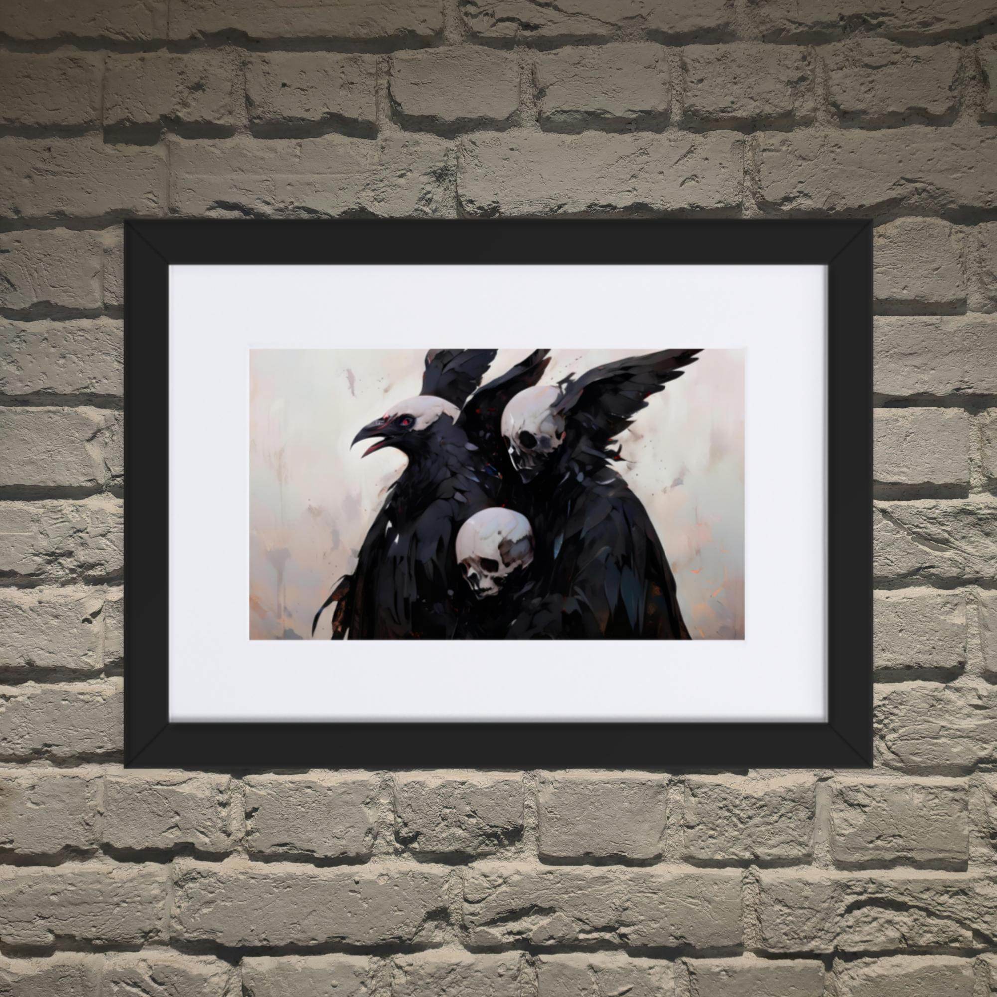 Transitions Dark Aesthetic Framed Poster w/Mat - Pale Blood Store