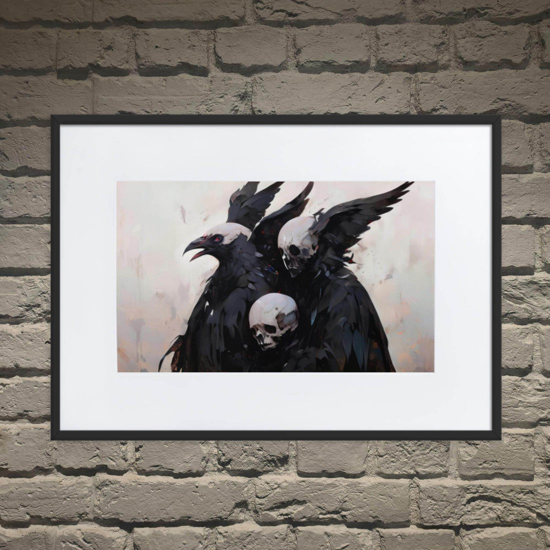 Transitions Dark Aesthetic Framed Poster w/Mat - Pale Blood Store