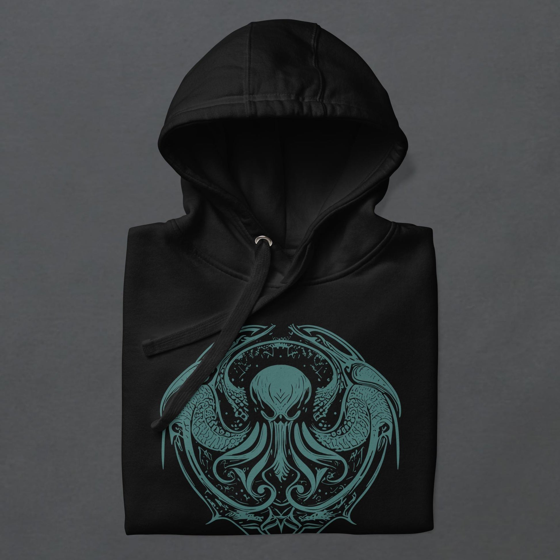 Cthulhu Calling Neo Goth Unisex Hoodie - ["cosmic horror","cthulu","exclusive","gothic","hoodie","men","premium","streetwear","unisex","women"] | Pale Blood Store