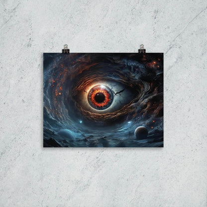Universe is Born Cosmic Horror Poster - Pale Blood Store