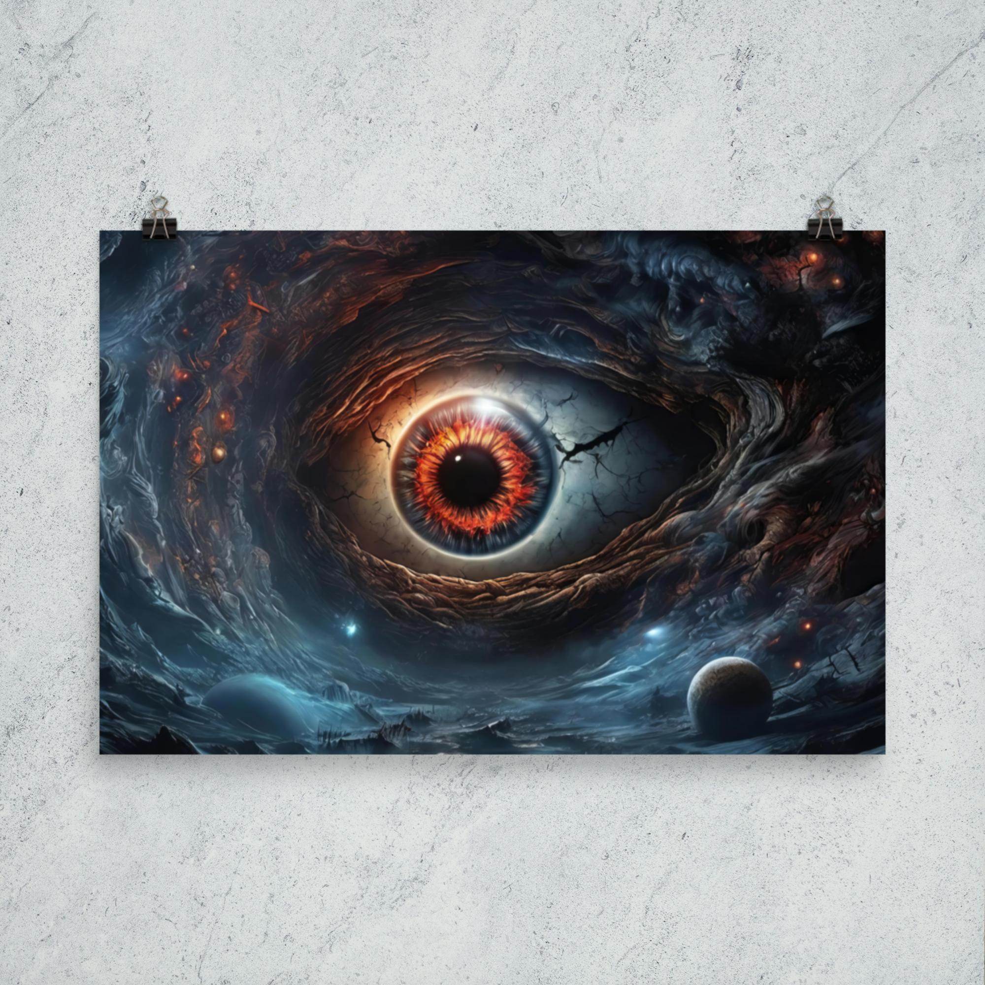 Universe is Born Cosmic Horror Poster - Pale Blood Store