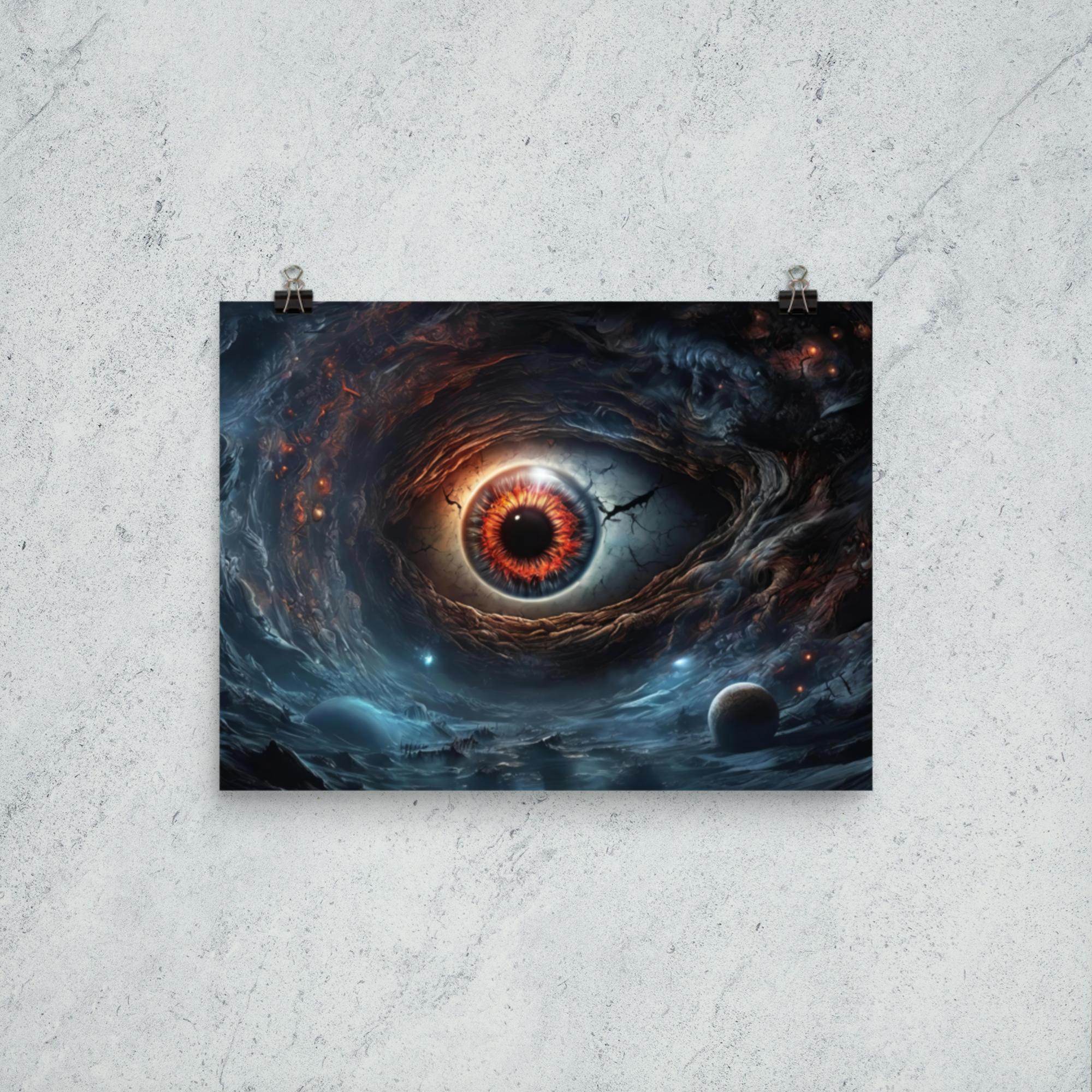 Universe is Born Cosmic Horror Poster - Pale Blood Store